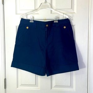 SUMMER SALE 🔥🔥 Ralph Lauren Navy Blue Cotton Summer Shorts Size 14